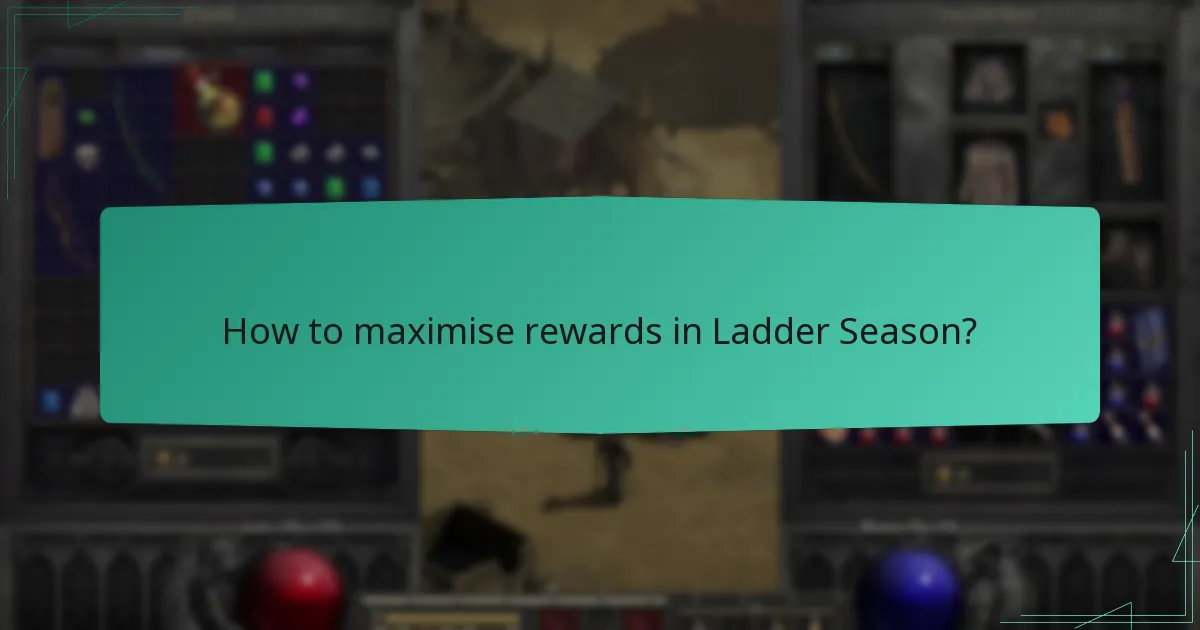 What are the different Reward tiers in Ladder Season?