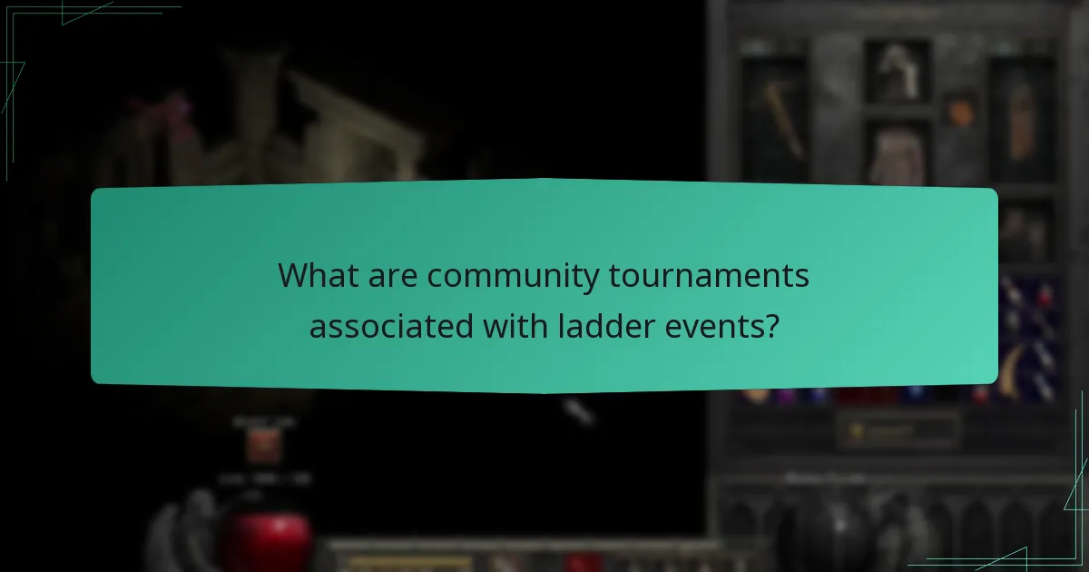 How are rankings determined in ladder events?