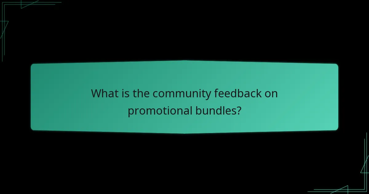 Which promotional bundles are the most recommended?