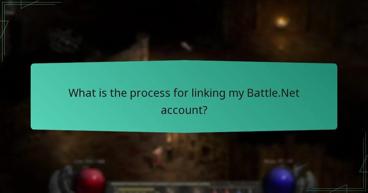 What is the process for linking my Battle.Net account?