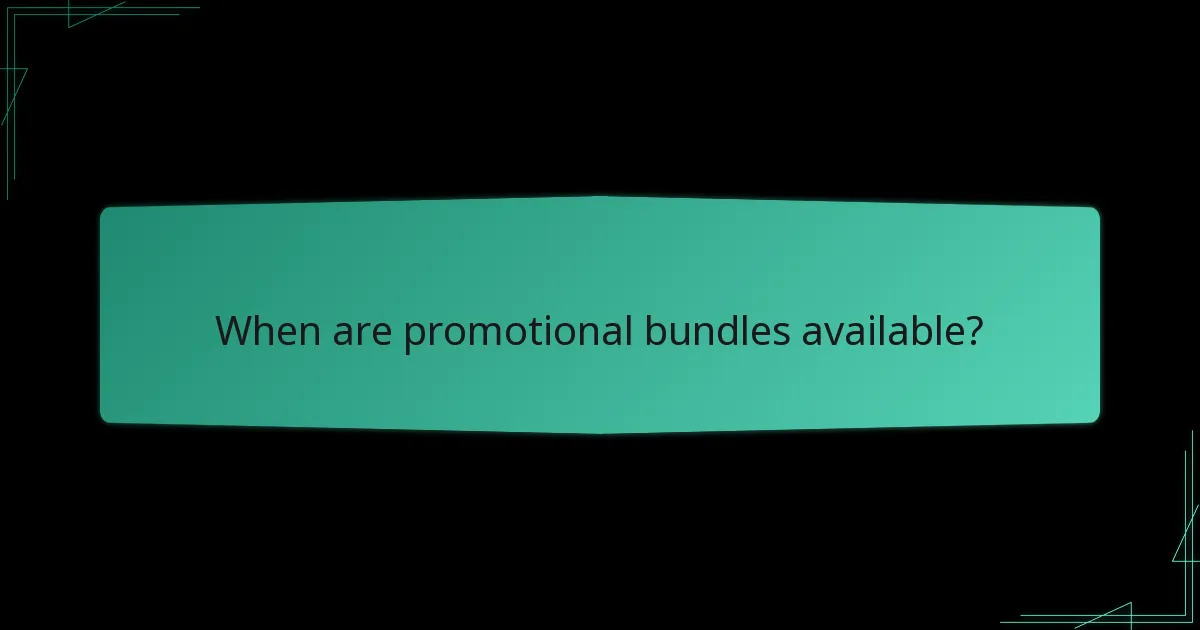 What do players say about promotional bundles?