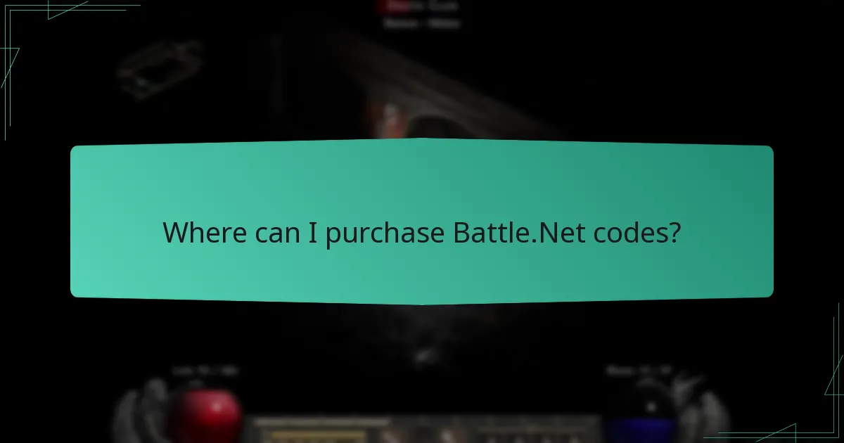 Where can I purchase Battle.Net codes?
